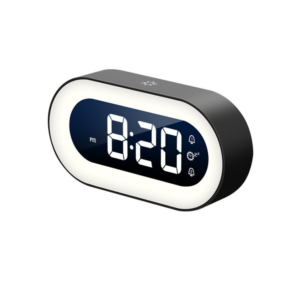 Led Alarm Clock For Kids: Adjustable Brightness, Snooze & 18 Music Options!