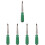 5Pcs Ergonomic Grain Sampler Soil Probe Stainless Steel ABS Silver 6