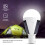 Φορητή επαναφορτιζόμενη ηλιακή λάμπα LED, φιλικό προς το περιβάλλον φως για 7