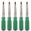 5Pcs Ergonomic Grain Sampler Soil Probe Stainless Steel ABS Silver 10