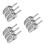 9Pcs Kitchen Stainless Steel Ice Scoop Silver Grain Set 3