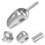 9Pcs Kitchen Stainless Steel Ice Scoop Silver Grain Set 7