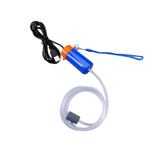 Φορητή αντλία αέρα ενυδρείου USB, έξυπνη αντλία οξυγόνου, αποτελεσματικός