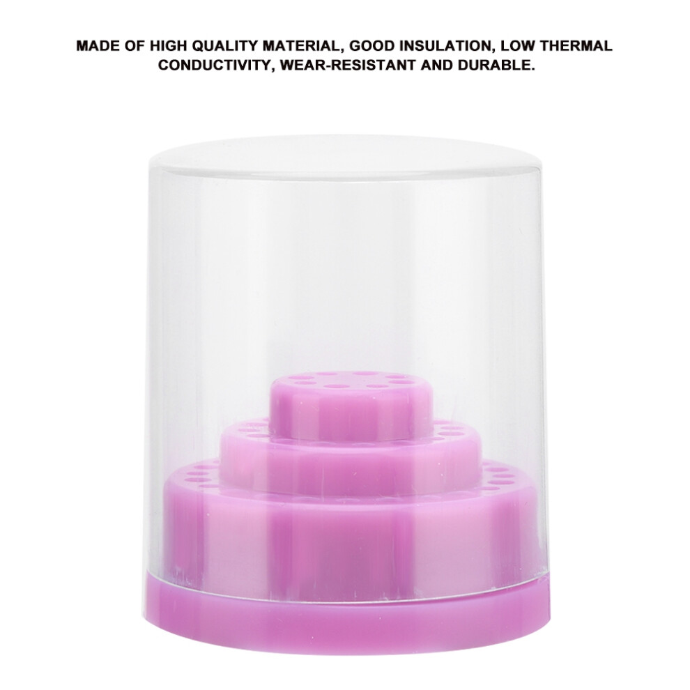 48 Hole Nail Drill Bit Organiser Case