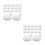 40Pcs Silicone Bubble Core Inserts White for DIY Parts 5