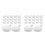 40Pcs Silicone Bubble Core Inserts White for DIY Parts 7