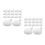 40Pcs Silicone Bubble Core Inserts White for DIY Parts 8