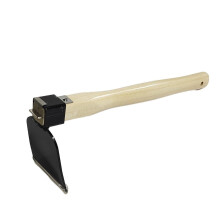 Cultivateur manuel, mini houe avec manche en bois, houe de jardin manuelle (38*8,5*10,5 cm)