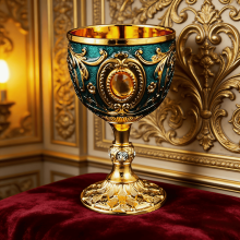 Verre à vin médiéval vintage de 30 ml, article de fête original gravé à la main, en métal, décoration de bureau
