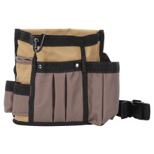 Adjustable Waist Strap Canvas Tool Belt, Multipurpose Heavy Duty Tool Bag With Multiple Pockets, Designed For Skilled Trades And DIY Projects