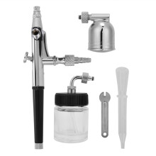 Multi Purpose High Performance Airbrush Dual Action Trigger Air Control Gravity Feed Easy Cleaning Durable Stainless Steel Removable Back Handle