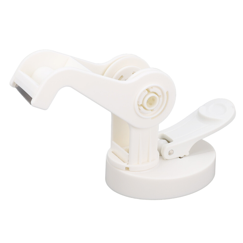 Adjustable White Desktop Tape Dispenser With Suction Cup, Holds 70Mm Rolls 6911387442700