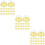 150Pcs Small Dome Moon Cake Boxes Golden Dessert Wrapping 8