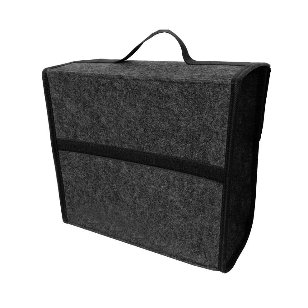 Space Saving Car Felt Organizer, Folding Storage Bins Foldable Design Portable Storage Solutions Tidy Storage Felt Storage Pouch With Soft And Thick 9448483179546