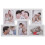 Collage Picture Frames White 6PCS Set 1