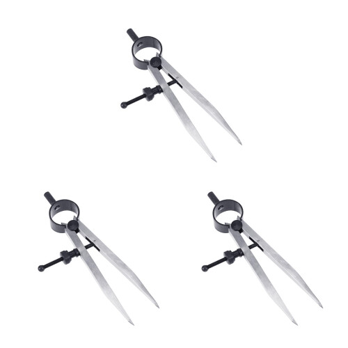 3Pcs Precision Stainless Steel Divider Calipers Fine Adjustment Tool 2