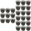 3 Pcs Square Cake Stand Cupcake Liners For Baking Stands Black 6