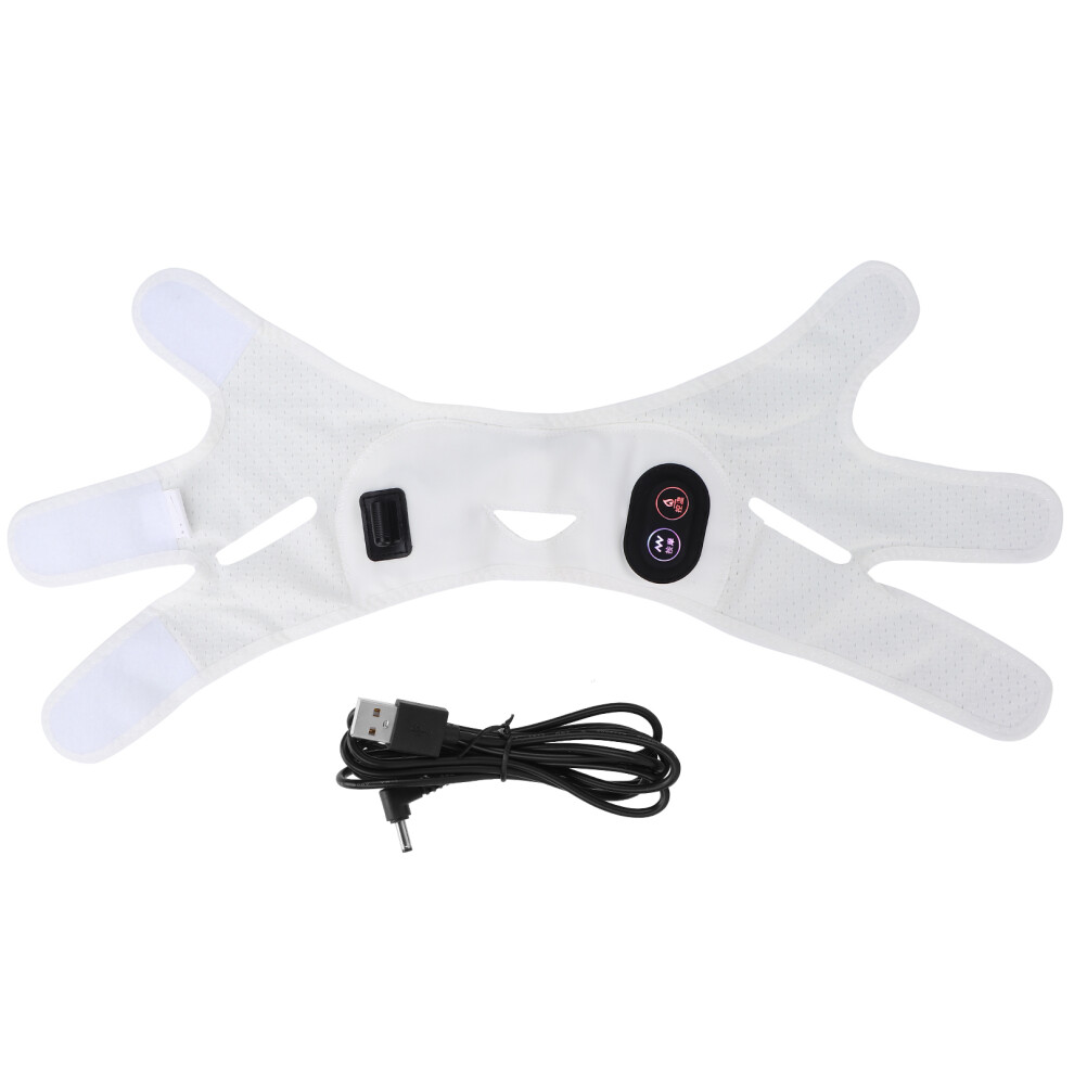Facial Contours Enhancer, Face Slimming Bandage with Stereo Cutting and Skin Friendly Fabric for Double Chin Reduction