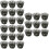 3 Pcs Square Cake Stand Cupcake Liners For Baking Stands Black 7