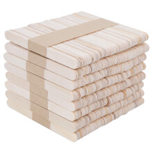 Multi-Use Popsicle Sticks, 400Count, Wooden Craft Sticks For Diy Craft Supplies, Natural Wood Sticks, Educational Crafting Materials For Classroom