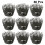 3 Pcs Square Cake Stand Cupcake Liners For Baking Stands Black 10