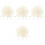 400Pcs White Plastic Cord Locks Drawstring Rope Ends for DIY Sewing 4