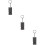 3Pièces Sifflet Entraînement Oiseaux Acier Inoxydable Noir Compact 9
