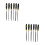 12Pièces Râpe Bois Noire Durable Antidérapante Usage Modelage 5