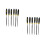 12Pièces Râpe Bois Noire Durable Antidérapante Usage Modelage 7