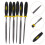 12Pièces Râpe Bois Noire Durable Antidérapante Usage Modelage 10