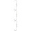 3Pcs Sharp Pointed Silver Meat Hooks with Rotating Ring for Meat Shops 8