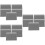 15Pcs Rubber Fader Knobs for Mixer Slider Replacement Durable Grey 8