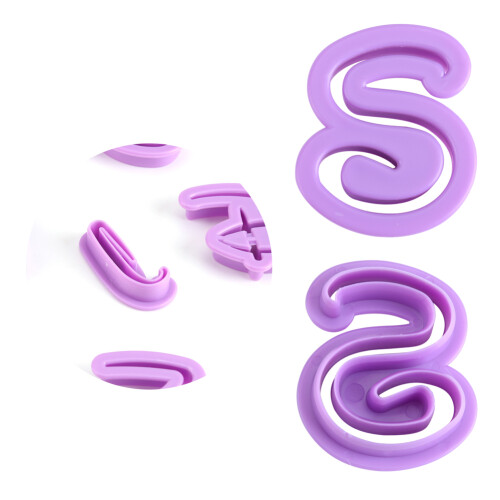 Stampo per biscotti in plastica alimentare multiuso, sicuro e versatile, facile da pulire, ideale per decorare biscotti e dolci. 1
