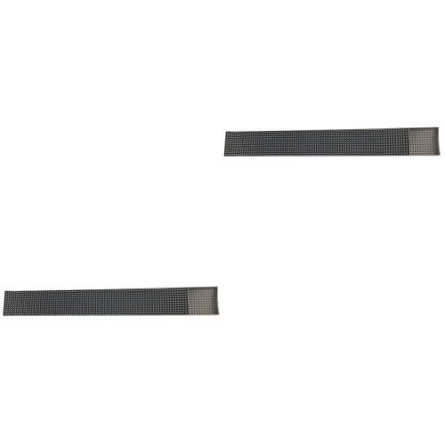 2Pièces Égouttoir Silicone Noir Drainage Cuisine 2