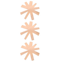 3St Gouden Metalen Nagelstencils French Manicure Tool