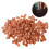 400Pcs Coffee Rope Locks Drawstring Stoppers for Backpack and Sweater 9