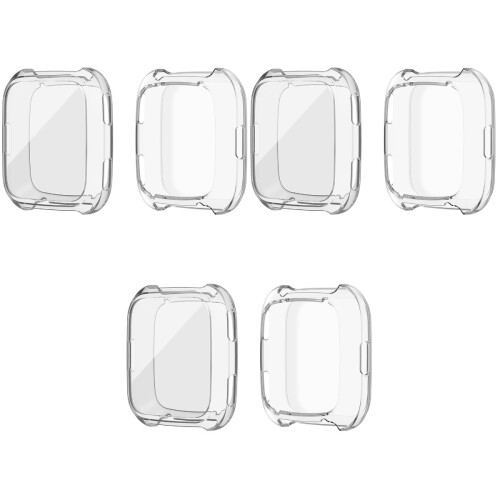 3Pcs Flexible Tpu Watch Protector Case Transparent Cover for 2