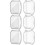 3Pcs Flexible Tpu Watch Protector Case Transparent Cover for 8