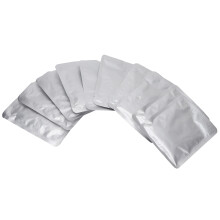 Pure Aluminum Foil Bag Heat Sealable Resealable Flat Mylar Pouch Tear Notch Open Top Long Term Food Storage Bag For Coffee Grounds Snacks (10PCS)