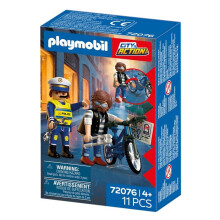 72076 Polizei und Fahrraddieb