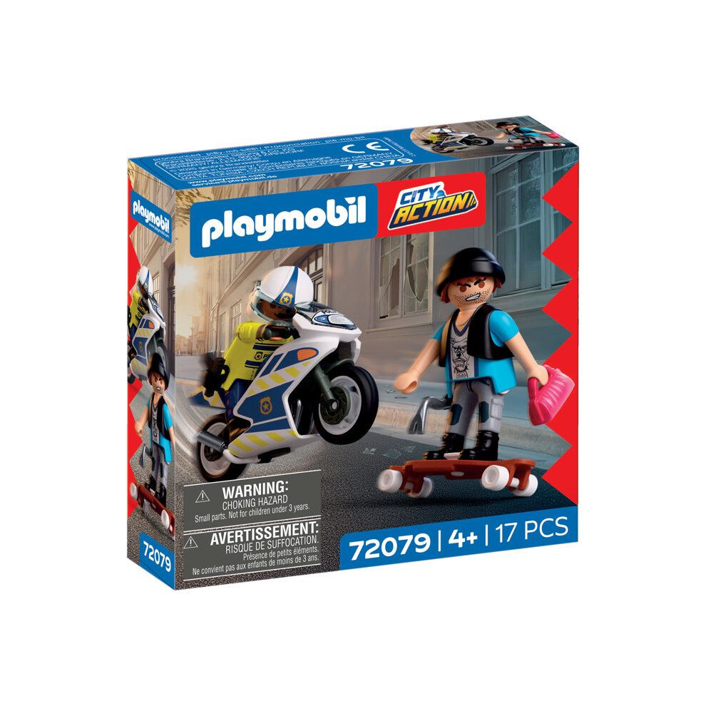 Playmobil Police Motorcycle Chase
