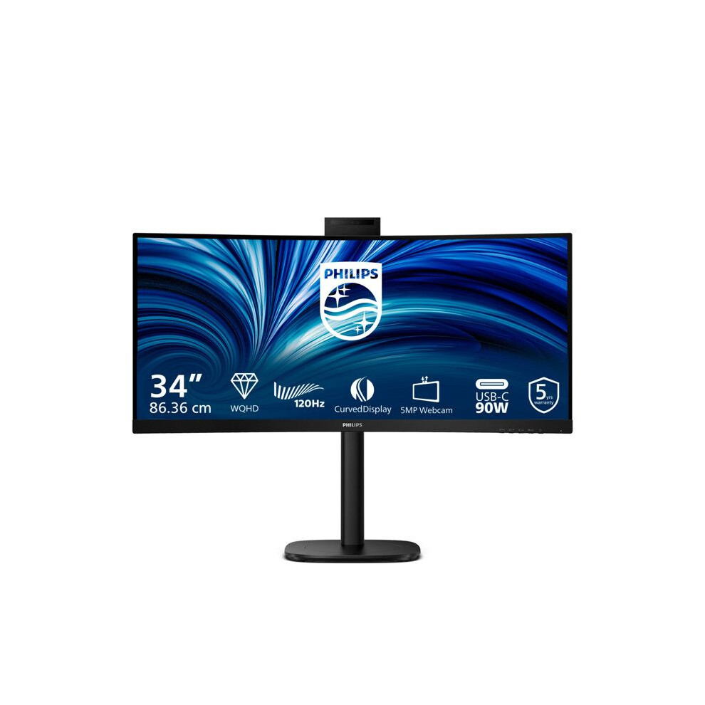 Philips Monitor 34" Va Led Uwqhd 100Hz Softblue Usb-C Pop-Up Webcam Windows Hello Smartkvm - Bild 7