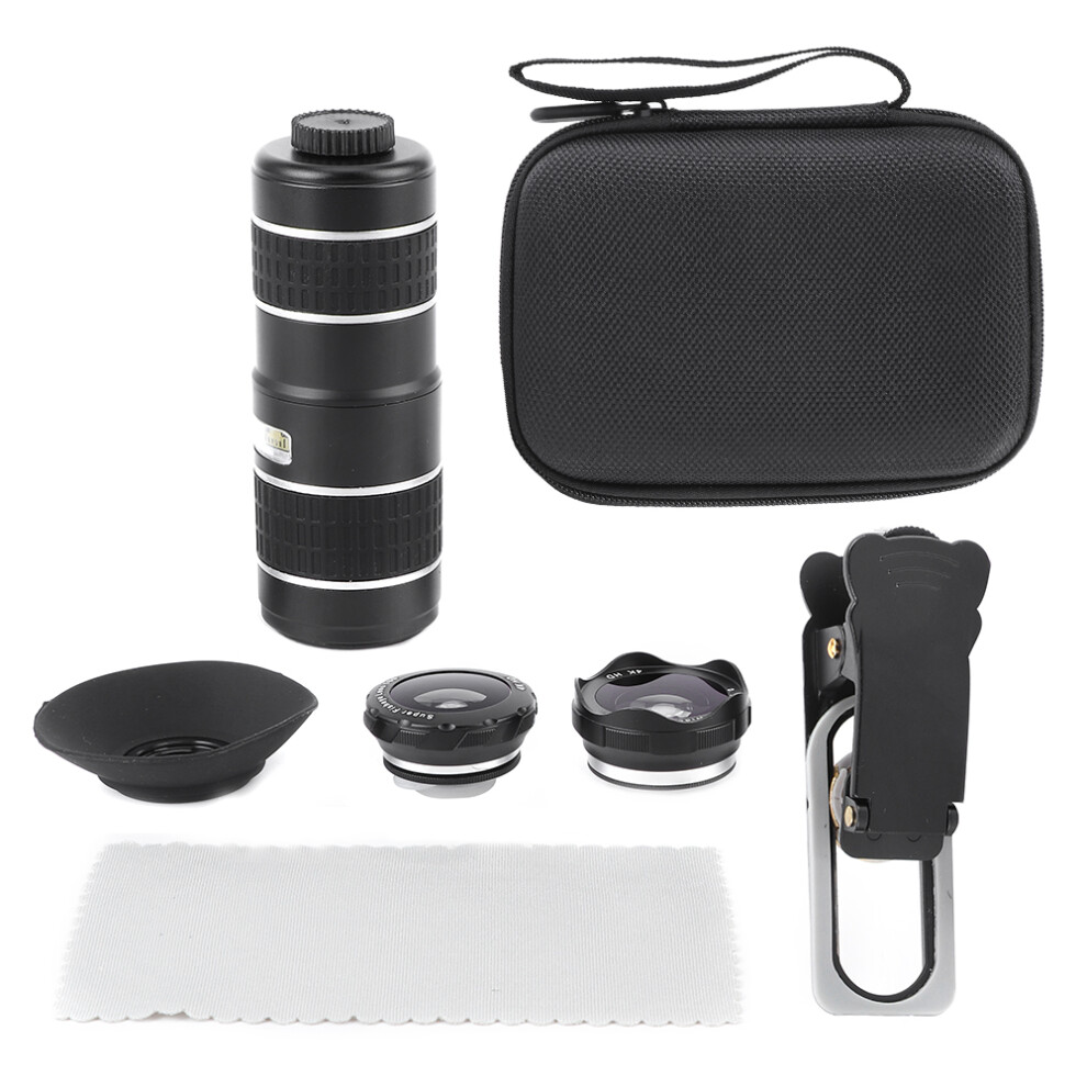 Premium Cell Phone Lens Collection Featuring Telephoto Zoom Fisheye Macro Wide Angle Cpl Kaleidoscope Universal Compatibility Remote Shutter Tripod 9448483278287