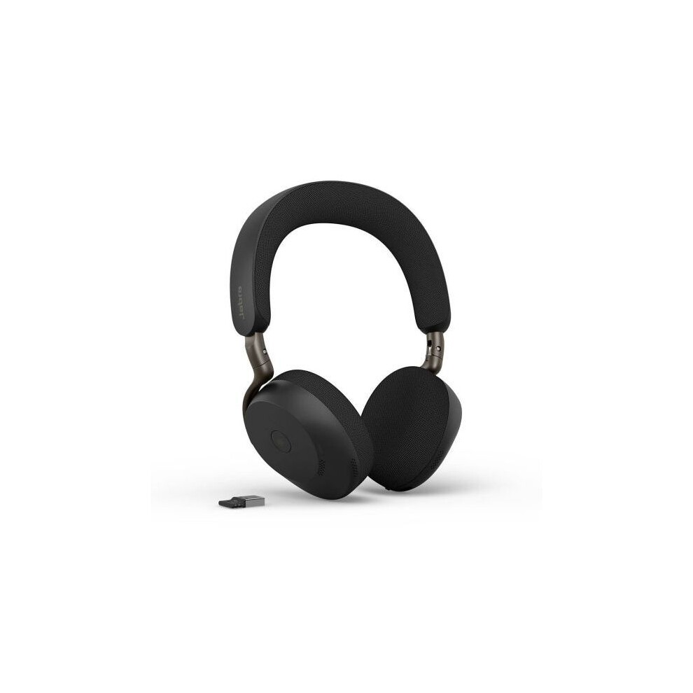 Jabra Professional Headset With Microphone – Evolve3 75 Ms Stereo – Usb-A Bluetooth – Black