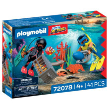 Playmobil 72078 Taucherpolizisten und Schatz