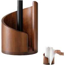 Wooden Paper Towel Holder Farmhouse Style 1 Roll