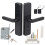 Automatic Locking Smart Door Lock High Security Keyless Entry Biometric Door Lock Fingerprint Recognition WiFi Remote Control Multiple Unlocking 1