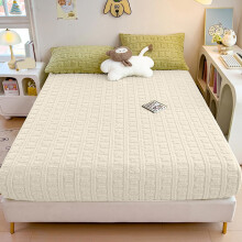 Karymi Milk-Wool Fitted Sheet Thermal Mattress Protector