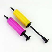 Colorful Portable Balloon Hand Pump – Double Action for Balloons, Pool Inflatables, Exercise Balls; Compatible with Watermelon