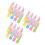 24Pcs Kids Lipstick Erasers Cartoon Fruit Pattern Assorted 9